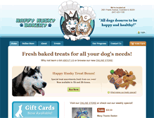 Tablet Screenshot of happyhuskybakery.com